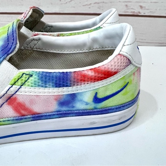 Nike Nike Court Legacy Print Boho Neon Tie Dye Slip On Loafer Chelsea Sneakers - Picture 7 of 14